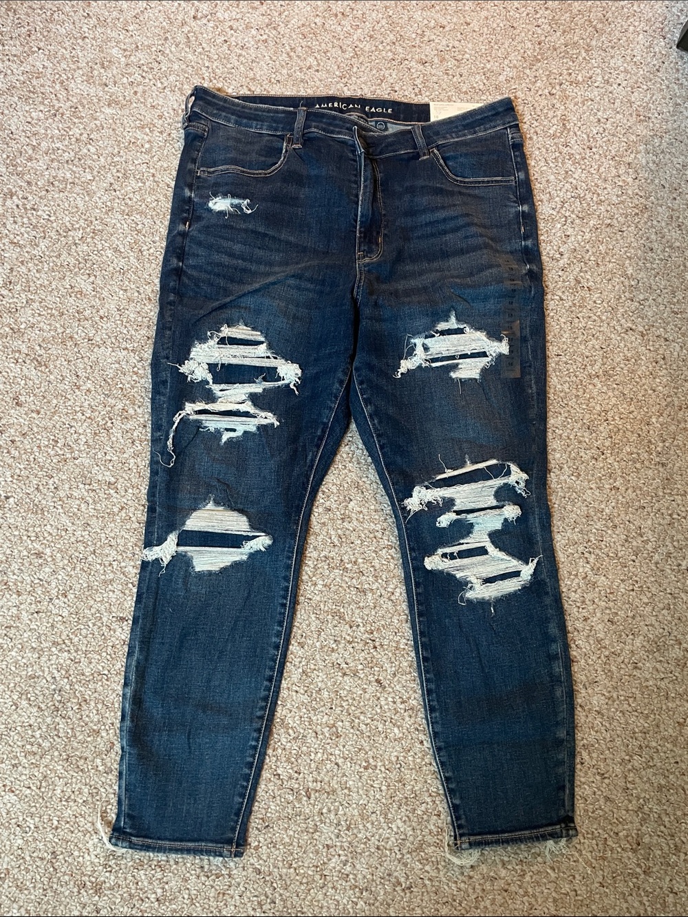 American Eagle Ripped High Rise Jegging